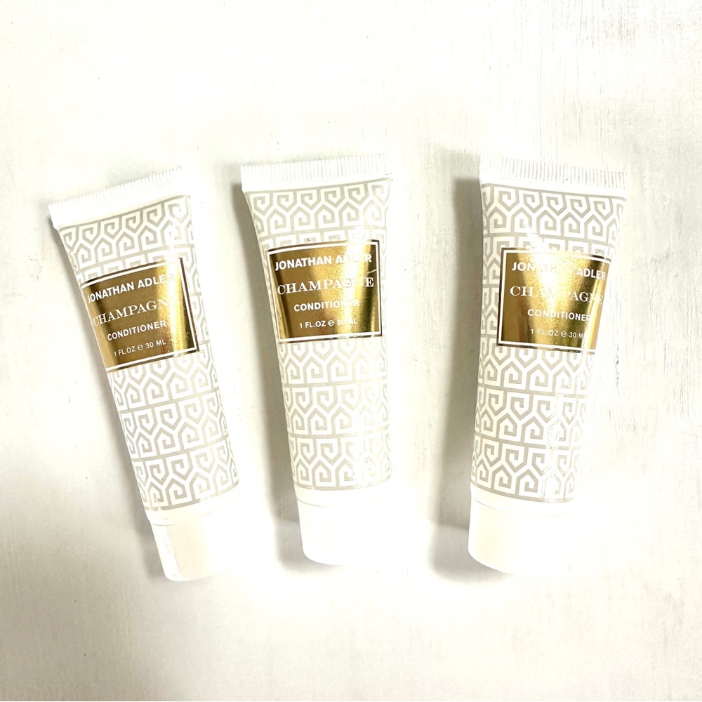 New Jonathan Adler Champagne travel size hair conditioner (set of 3)